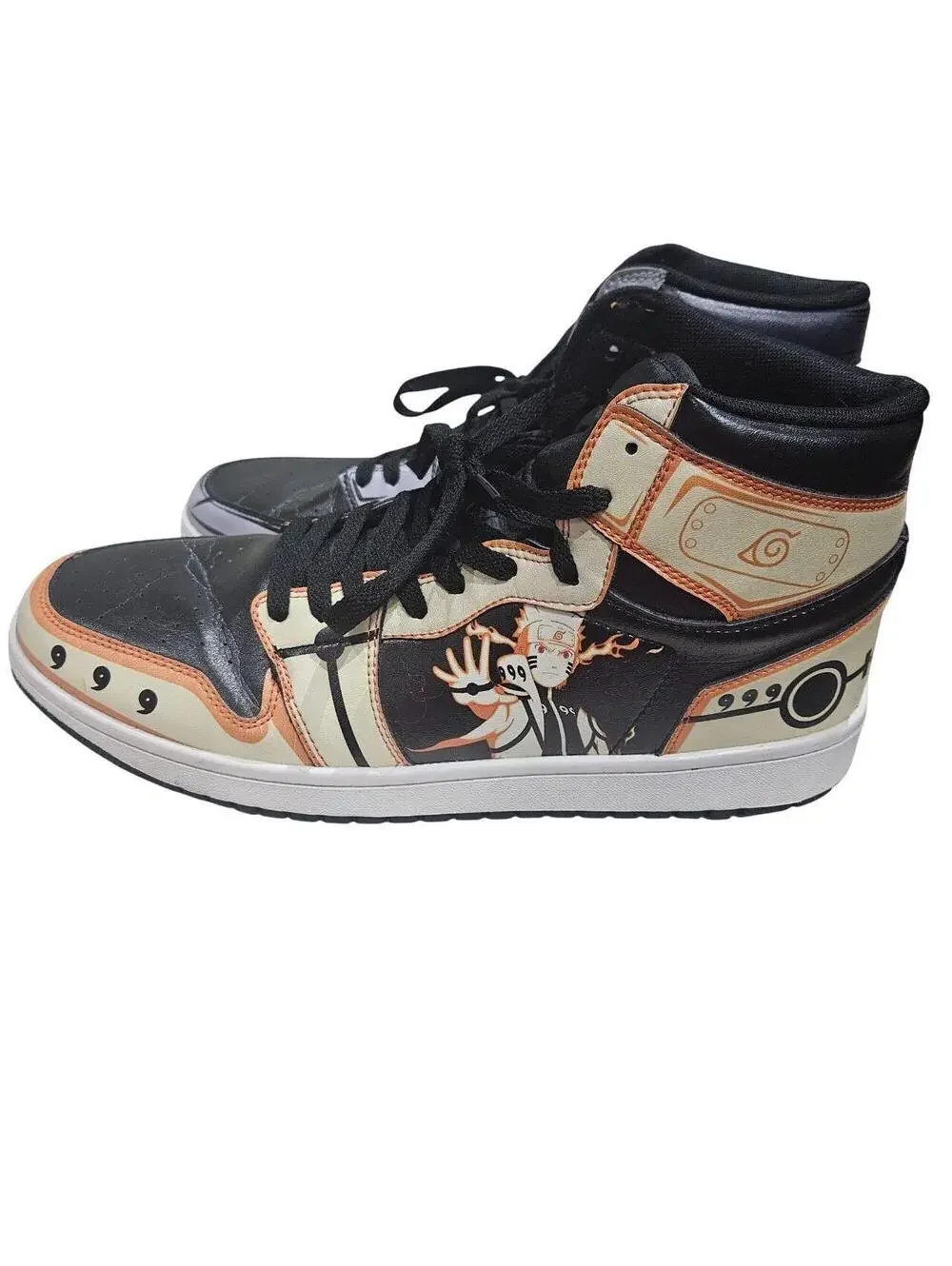 Anime-Themed High-Top Sneakers